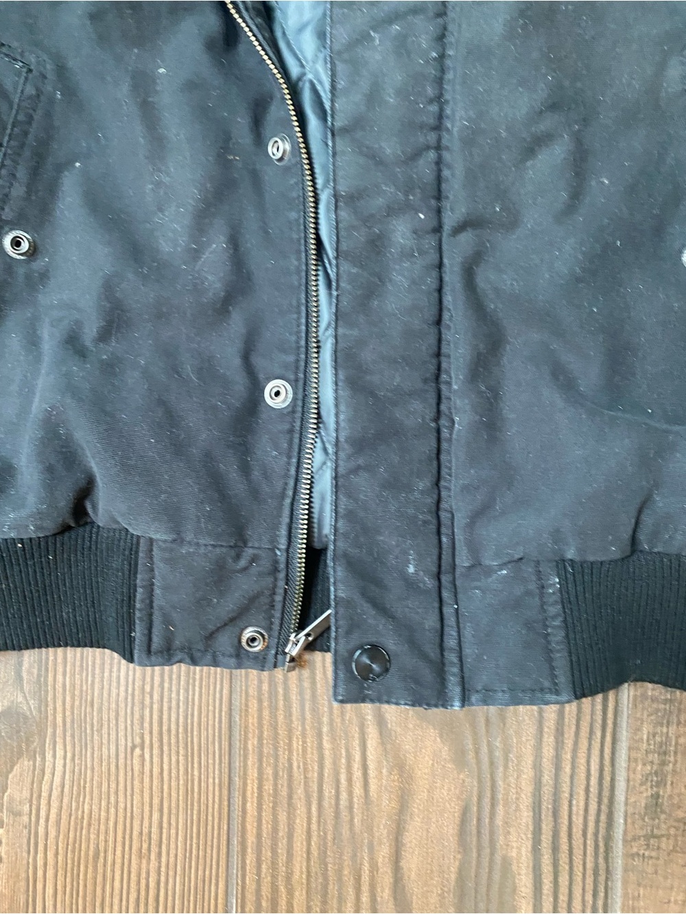 Quiksilver Black Hood Heavy Jacket - Picture 3 of 9